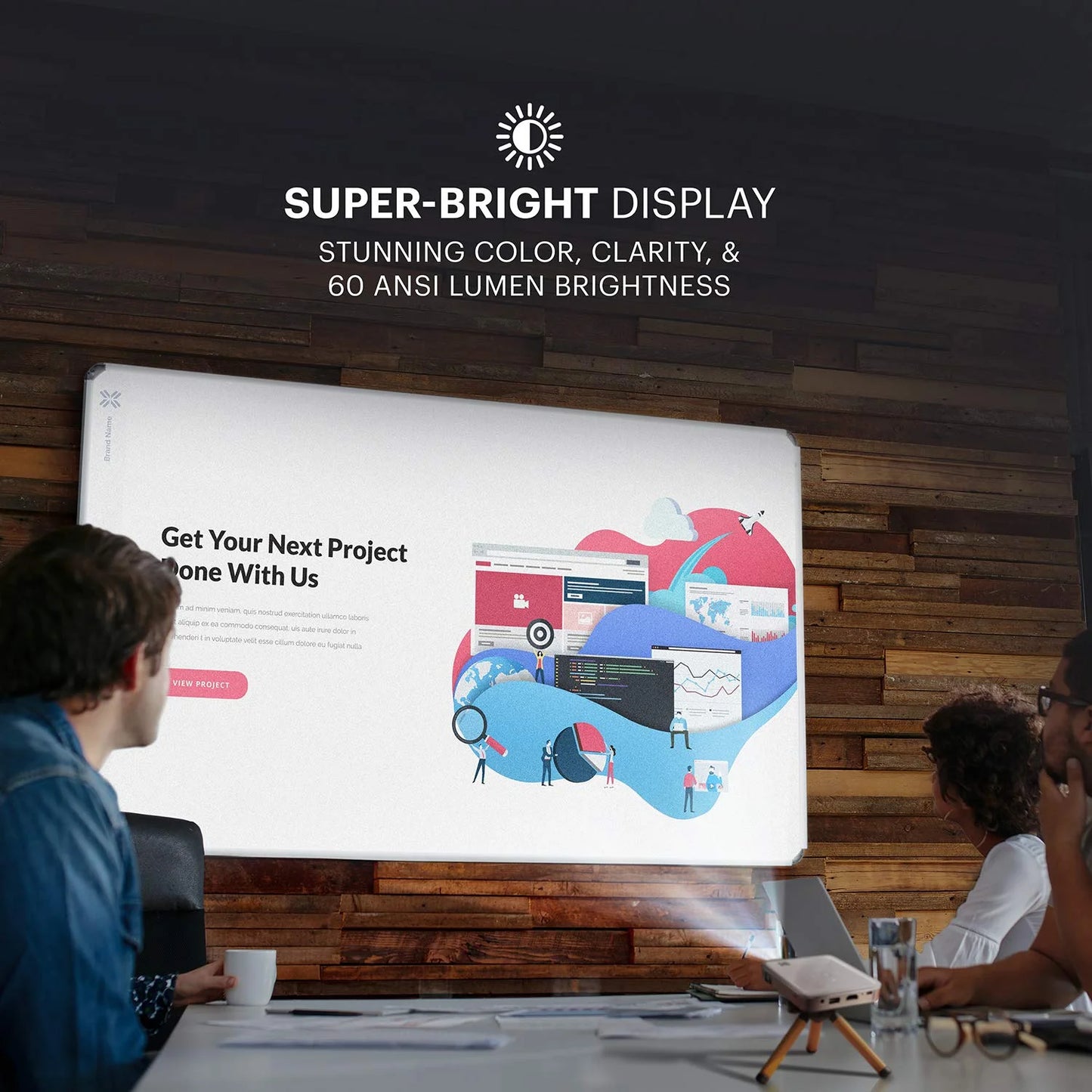 Luma 150 Ultra Mini Pocket Pico Projector